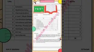 chemistry class 12 cbse new syllabus 2024-25 🔥 cbse chemistry syllabus 2024-25 class 12