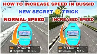 🤩 INCREASE SPEED FOR JET BUS NORMAL VS SPEED BUS SIMULATOR INDONESIA