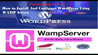 Freelancing Skill Web Development How to Install and Configure WordPress Using WAMP Server Video 06