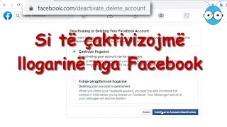 Si te fshijme llogarine nga facebook