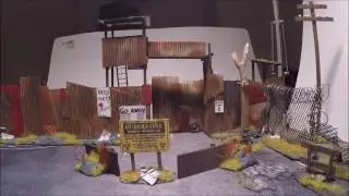 THE WALKING DEAD : ALL OUT WAR Woodbury terrain set