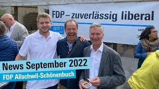 September News der FDP Allschwil-Schönenbuch mit Thierry Burkart