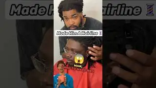 Make A Hairline 😱💈✂️ 