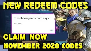Mobile Legends New Code November 2020 Working Codes Redeem Now
