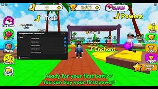 Trampoline Battle Simulator Script | INF Power | INF Wins | INF Rebirth | INF Enchants | INF OP Pets