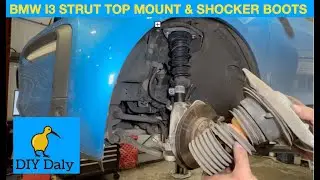 BMW i3 front strut top mount & rubber boot replacement