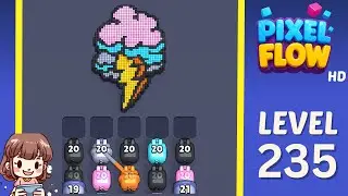 Pixel Flow Level 235 Solution Walkthrough