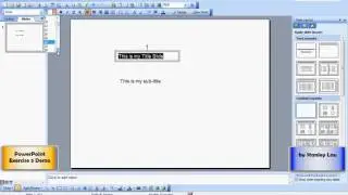 PowerPoint 05 - Inserting Text Boxes