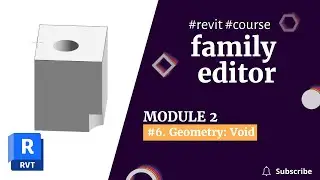 REVIT 2023 FAMILIES COURSE:  Module 2 | 6. Geometry: Void forms
