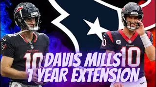 Houston Texans Sign Davis Mills! Injury Report Released!