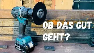 Kann man mit einem AKKUSCHRAUBER schneiden / flexen