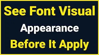 How to see font's visual before it apply in figma | Figma Bangla Tutorial | Figma Tips & Tricks | UI