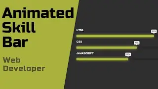 Animated Skills Bars - CSS Skills Bars | HTML and CSS | Skill Bar