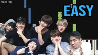 BTS - Blood, Sweat & Tears | EASY Piano Tutorial by Pianella Piano
