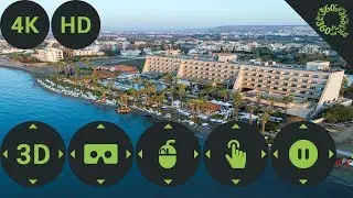 3D Hotel Palm Beach Hotel & Bungalows. Cyprus, Larnaca