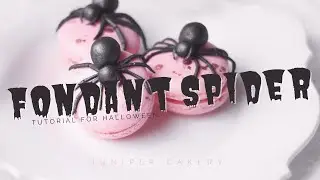 Make Cool Fondant Spiders for Halloween! 🕷️