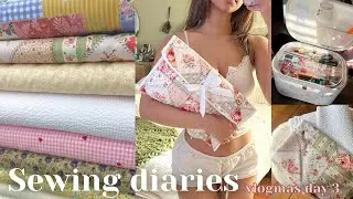 sewing diaries pt. 2 | learning how to sew ✂️| VLOGMAS DAY 3