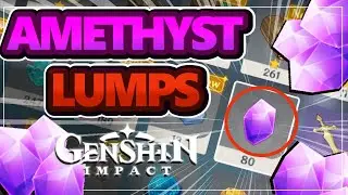 80  AMETHYST LUMPS FARMING ROUTE!  | Genshin Impact Guide