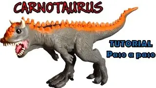 How to make a Carnotaurus with clay