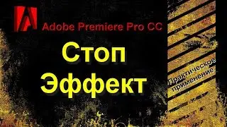 Adobe Premiere Pro CC. Стоп эффект