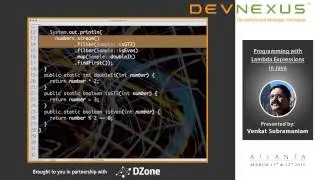 Devnexus 2015 - Programming with Lambda Expressions in Java - Venkat Subramaniam