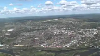 Чусовой с высоты птичьего полета. Новый город.