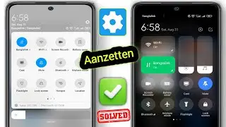 Redmi 13c Control Center-instellingen | Control Center wijzigen op Redmi Series Mobile |