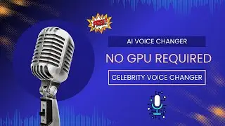 Transform Your Voice into Celebrity Singers Using Free AI (No GPU Needed!)