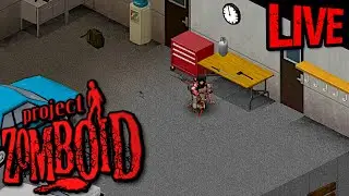 Project Zomboid Live - Modded Low To Insane Population In One Week - Part 8