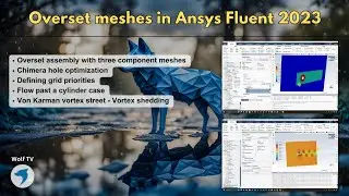 Overset meshes in Ansys Fluent 2023 | Overset assembly with three component meshes