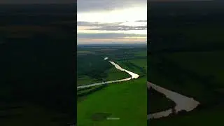 Над речкой на пике знойного вологодского лета...