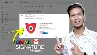 Create Signature In Gmail | Add Signature In Gmail | Create Gmail Signature With Logo & Social Icon
