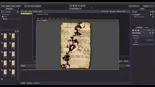 Godot Engine: Burning paper (Fragment Shader)
