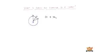 What is radius and diameter of a circle ?