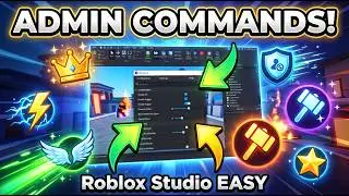 How to Make Admin Commands in Roblox Studio EASY!