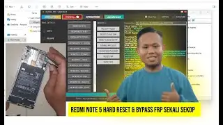 Redmi Note 5a Hard Reset dan Bypass FRP Sekaligus