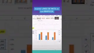 ✨Insertar LÍNEA DE META en GRÁFICOS DE EXCEL 📈 