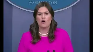 Sarah Huckabee Sanders May 9, 2018  White House Press Briefing