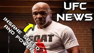 Mike Tyson Insane power and speed at 54🔥 - Training Footage #Shorts
