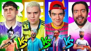 WHO IS THE BEST FREE FIRE PLAYER? 🔥 DONATO VS HECTORINO VS ANTRONIXX VS JEANKI 🔥