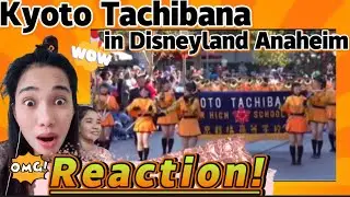 KYOTO TACHIBANA SHS BAND DISNEYLAND PARADE Reaction