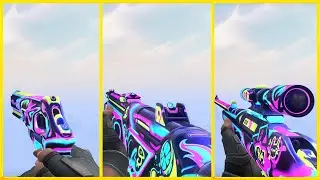 ALL SIGNATURE SKINS GAMEPLAY - VALORANT BATTLE PASS SKINS