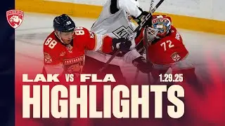 Panthers vs Kings Highlights | 1.29.25