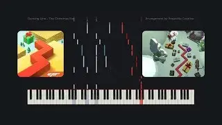 Dancing Line - The Christmas Eve // Custom Arrangement (Synthesia Tutorial + MIDI + PDF)