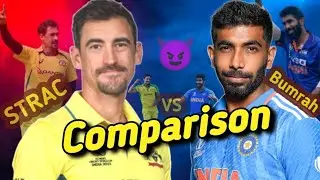 Jasprit bumrah vs Mitchell starc Comparison | bumrah vs starc who is the best ?