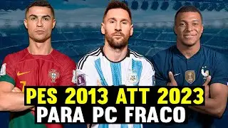 O PES 2023 de PC FRACO ( PES 2013 PATCH que ATUALIZA TUDO )