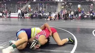 USA Wrestling Folkstyle Nationals in Omaha, NE. Pt.2of2 (117 lbs Champion) Leiannah Landreth