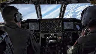 B-52H Bomber Training Mission Over Europe