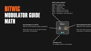 Math - Bitwig Modulator Guide