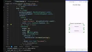 Increment & Decrement GetX State Management | Flutter | Dart